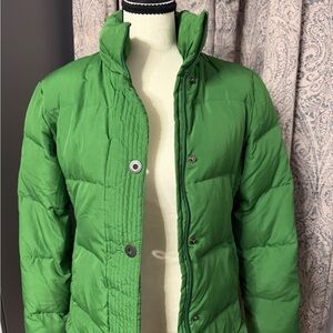 Calvin Klein Bright Green Quilted Packable Puffer Jacket